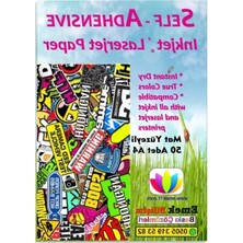 Calperia Güçlü Yapışkanlı A4 Etiket Kağıdı, 50 Adet