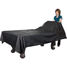 Calperia Ağır Hizmet Tipi Vinil Bilardo Masa Örtüsü - Siyah