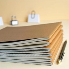 Calperia A5 Boyutunda Çizgili Not Defteri, 4 Adet