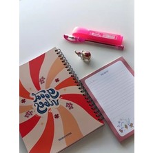 Calperia A5 Spiralli Haftalık Planlayıcı, Süresiz Dream Ajanda Seti (Kırmızı)