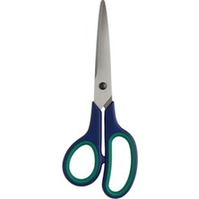 Calperia 21.5 cm Paslanmaz Çelik Ofis Makası, Ergonomik Kauçuk Sap