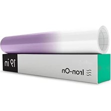 Calperia Renk Değiştiren Beyaz Mor Iron-On Vinil Rulo