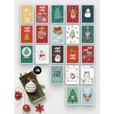 Calperia 20 Adet Yılbaşı Kartpostal Seti, 10X15 cm