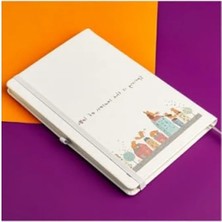 Calperia Çizgili Not Defteri - 13 cm x 21 Cm, 100 Yaprak