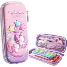 Calperia Su Geçirmez 3 Boyutlu Ay Yıldız Balon Kalem Kutusu