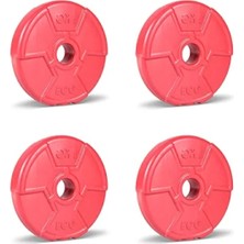 Calperia Kırmızı Özel Seri Plaka Seti - 4 Adet