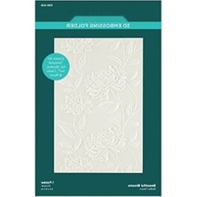 Calperia 14 x 21,5 cm 3D Kabartma Klasörü - Beau Bloom Modeli