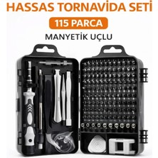 MiraLive 115 Parça Manyetik Uçlu Hassas Tornavida Seti