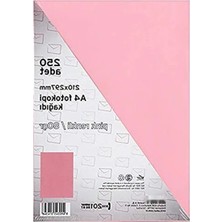 Calperia A4 Renkli Fotokopi Kağıdı, Pembe, 250 Yaprak