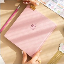 Calperia Pembe Dikey Haftalık Sert Kapak Ajanda - 2026