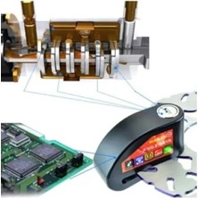 Calperia 110 Db Siyah Alarmlı Disk Kilidi