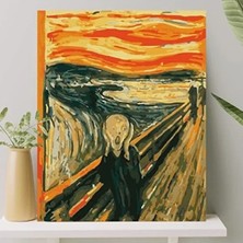 Calperia Sayılarla Boyama Tuval Seti - Fırça ve Boya Dahil, 40X50 cm