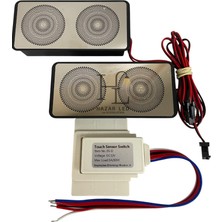 Hazar Led 12 Volt 5 Amper 60 Watt Dokunmatik (Touch) Ayna Arkası Sensör Bluetooth Hoparlör Banyo Aynası Sensörü