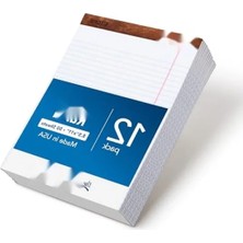 Calperia Geniş Çizgili Yasal Ped, 12'li Paket, 50 Yaprak