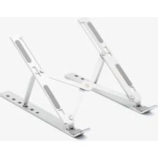Calperia Katlanabilir Metal Laptop Standı - Taşınabilir ve Çok Fonksiyonlu