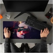Calperia Sniper Tasarımlı Büyük Mousepad, 70X30 cm