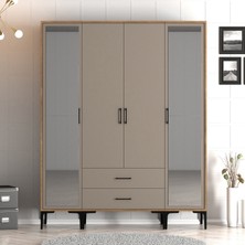 Variant Mobilya Kumsal 4 Kapılı (Rtr) Gardrop - Lidya / Atlas