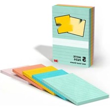 Calperia Super Sticky Notlar - 5 x 20,3 Cm, 5 Pad