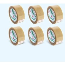 Calperia 45 mm x 100 mt Solvent Akrilik Koltuk Bandı - 6 Adet