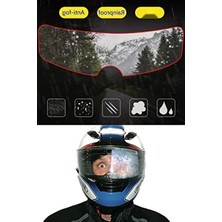 Calperia Evrensel Motosiklet Kaskı Yağmur Kaydırıcı