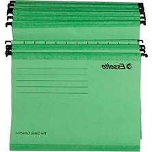 Calperia Yeşil Klasik Askılı Dosya, A4 Boyut