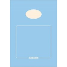 Calperia Pastel Renkli A5 Karton Kapaklı Bloknot, 80 Yaprak, Düz, Bebek Mavisi