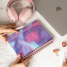 Calperia A5 Boyutunda Spiralli Süresiz Renkli Planlayıcı Ajanda