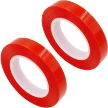 Calperia Güçlü Yapışkanlı Çift Taraflı Silikon Bant 2'li Paket (18MM x 2m)