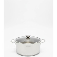 Gökdil Bonera Omega 24CM Tekli Derin Paslanmaz Çelik Tencere