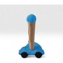 Kedime Bycat® -Araba Şekilli Kedi Tırmalama Platformu - Mavi