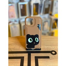 Avcı Teknoloji Market iPhone 15 Uyumlu Sevimli Hayvan Figürlü Yumuşak Silikon Telefon Kılıfı