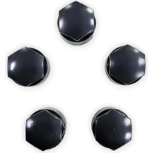 Calperia Koyu Gri Bijon Kapağı Seti - 5 Adet, 2020-2024 Model Araçlarla Uyumlu