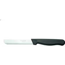 ERHCE Ince Tırtıklı Micro Sebze Doğrama Bıçağı Alman Paslanmaz Çelik (Siyah simli)