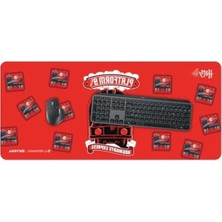 Calperia Xxl Profesyonel Mouse Pad, 90 x 40 Cm, Kaymaz Taban