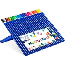 Calperia Ergonomik Üçgen Kuru Boya Kalemi, Aquarell, 24 Adet