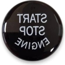 Calperia Siyah Start Stop Basma Düğmesi Kapağı, Bmw X1 E84 (2009-2015) Uyumlu