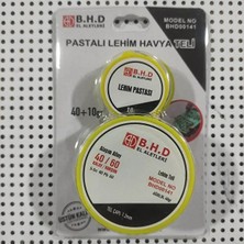 B.h.d Pastalı Lehim Havya Teli 40 gr Tel 10 Gram Pasta Kalınlık 1.2 mm KOD:BHD00141