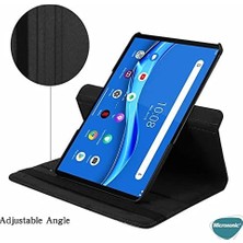 Tab P11 Pro 2.nesil Için Kılıf (ZAB50094TR) 360 Rotating Stand Deri [tab P11 Pro 2.nesil ile Uyumlu Kılıf - Kırmızı]