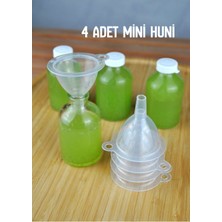 Qualitev 4 Adet Pratik Kolonya Parfüm Yağ Detoks Şişesi Doldurma Hunisi Mini Huni