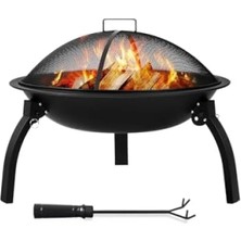 Calperia Katlanabilir Metal Ateş Çukuru - Taşınabilir ve Kullanışlı