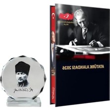 Calperia 2026 Özel Tasarım Ciltli Ajanda ve Atatürk Portresi