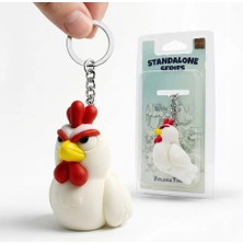 Xtoys Kızgın Horoz Anahtarlık Çiftçilere ve Sevgiliye Hediyelik Komik Aksesuar | Furybawk