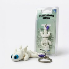 Xtoys Ejderhanı Nasıl Eğitirsin Anahtarlık Çanta Süsü ve Okul Çantası Aksesuarı | Lightfury (Işık Öfkesi)