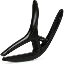 Calperia Çift Yarıçaplı Gitar Capo - Siyah Saten Tasarım