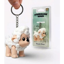 Xtoys Sevimli Komik Koyun Anahtarlık ve Tarımla Uğraşan Çiftçilere Özel Hediyelik Aksesuar | Woolie