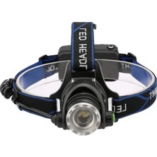 Calperia Şarjlı LED Kafa Feneri, 3 Modlu ve Ayarlanabilir Zoom