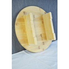 Premium Serisi Bambu Ayaklı Doğrama ve Sunum Tahtası 32X32 cm