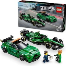 Calperia 2 Model Araç Içeren Yaratıcı Yapım Seti, Güvenlik Aracı ve Yarış Arabası, 564 Parça