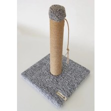 Calperia Tek Katlı Gri Kedi Tırmalama Tahtası