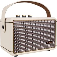 Calperia Güçlü Ses Kalitesi Sunan Elektro Gitar Amplifikatörü - Krem Renk